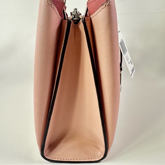 NWT Women’s Michael Kors Small Ruthie Satchel/Tote Pink Leather Handbag - Picture 7 of 7